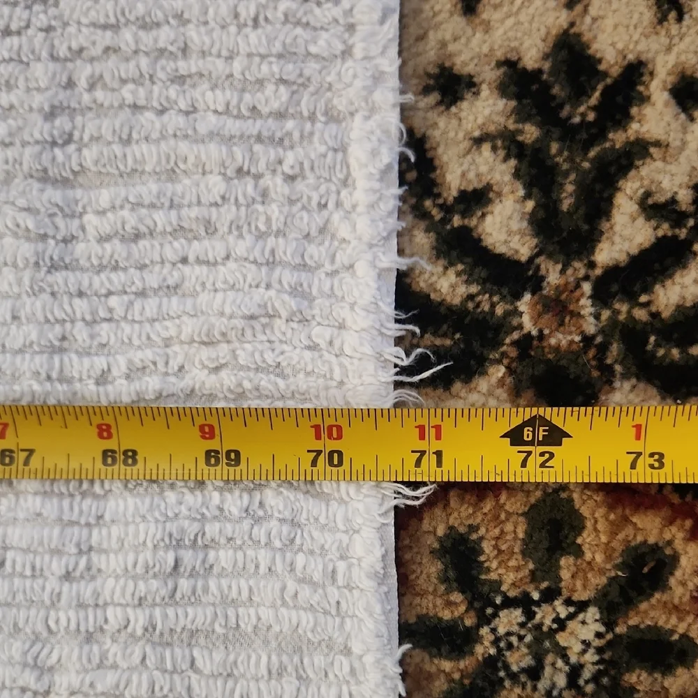 Vintage Chenille set white